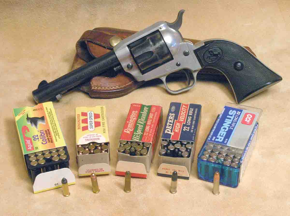 A .22 rimfire revolver will handle about any .22 cartridge made, something good revolvers like John’s Colt have been doing for well over a century.